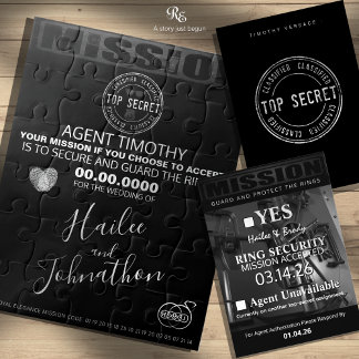 Ring Security Hidden Pictures Puzzle Invitation