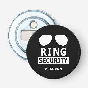 Ring Security Ring Bearer Groomsman Gift Bottle Opener