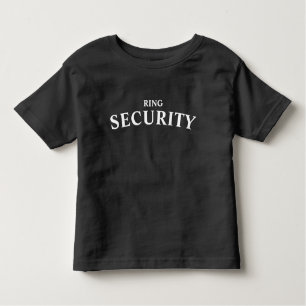 Ring Security Ring Bearer Name Toddler T-Shirt