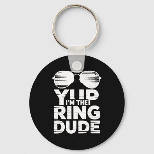 Ring Security Wedding Party Funny Ring Bearer  Key Ring