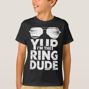 Ring Security Wedding Party Funny Ring Bearer T-Shirt