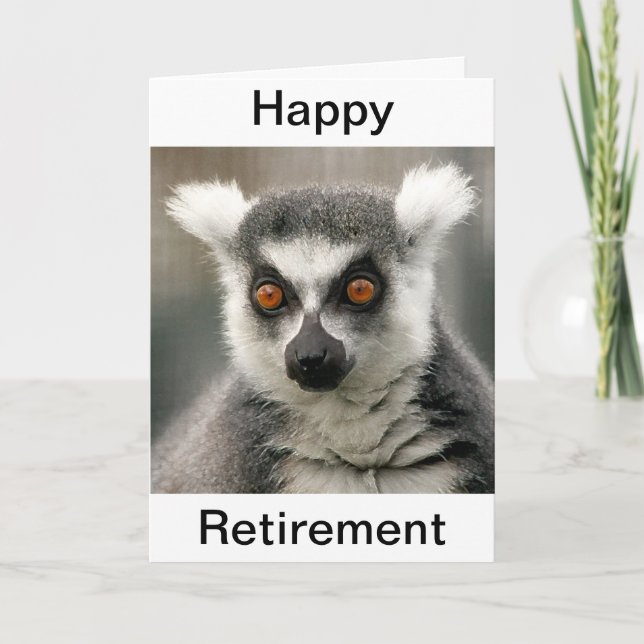 ring tail lemur card (Front)