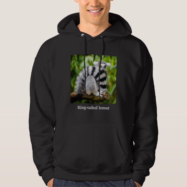 Ring-tailed lemur hoodie (Front)
