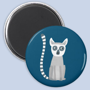 Ring Tailed Lemur Magnet