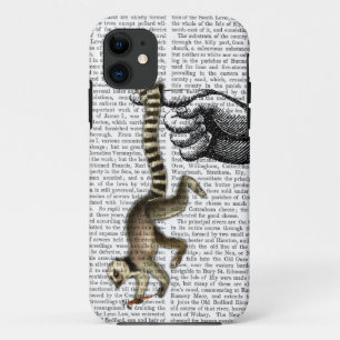 Ring Tailed Lemur on Finger 2 Case-Mate iPhone Case