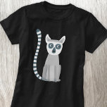 Ring Tailed Lemur T-Shirt<br><div class="desc">A fun Ring Tailed Lemur for animal lovers.  Original art by Nic Squirrell.</div>
