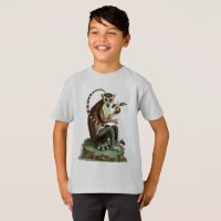 Ring-Tailed Lemur Tee: 1780 Zoology Illustration