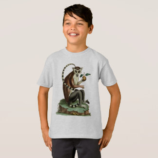 Ring-Tailed Lemur Tee: 1780 Zoology Illustration T-Shirt