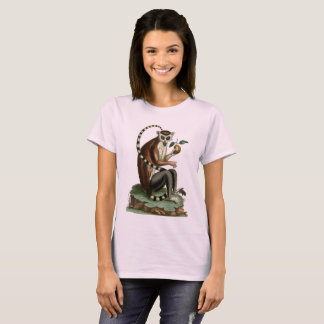 Ring-Tailed Lemur Tee: 1780 Zoology Illustration T-Shirt
