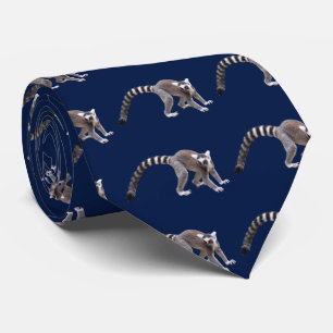 Ring-tailed lemur tie