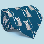Ring Tailed Lemur Tie<br><div class="desc">A fun Ring Tailed Lemur pattern for animal lovers. Original art by Nic Squirrell.</div>