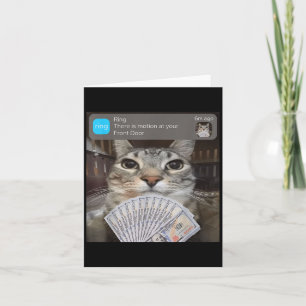 Ring There Is Motion At Your Front Door Funny Meme Card