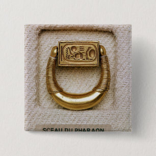 Ring with the seal of General Horemheb 15 Cm Square Badge