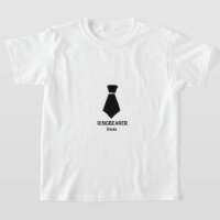 Ringbearer Dress Up Tie Custom Name Wedding 2023