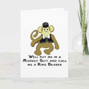 Ringbearer/ Monkey Card