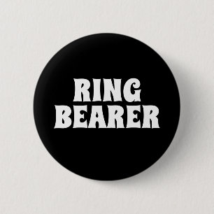 Ringbearer Stylish Classy Wedding Gift Favour 2023 6 Cm Round Badge