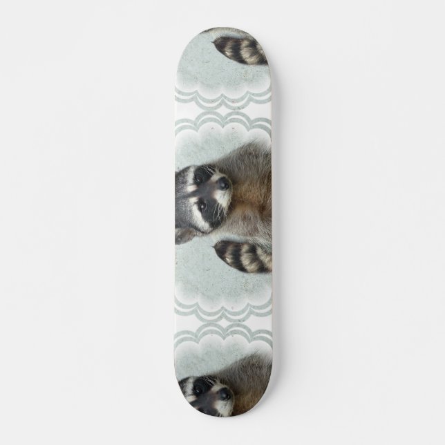Ringed Racoon  Skateboard (Front)