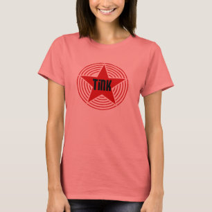 Ringer - Black & Red Star Tink-Shirt T-Shirt