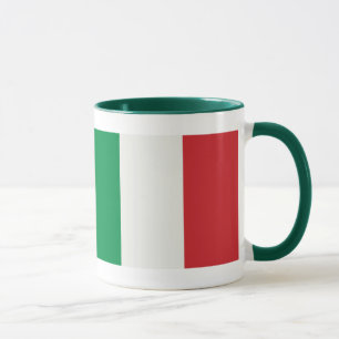 Ringer cup green Italy flag