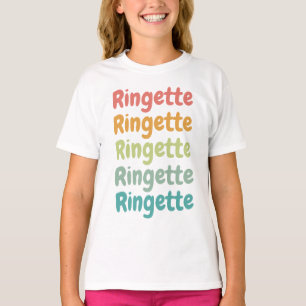 Ringette Cute Retro Ringette Player Gift T-Shirt