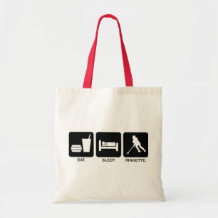 Ringette "Eat Sleep Ringette" Tote Bag