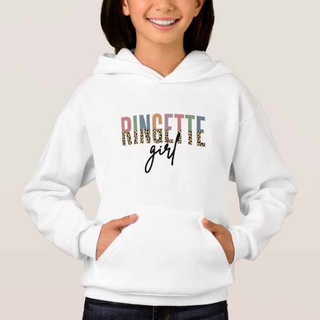 Ringette Girl Cheetah Print | Ringette Player (Front)