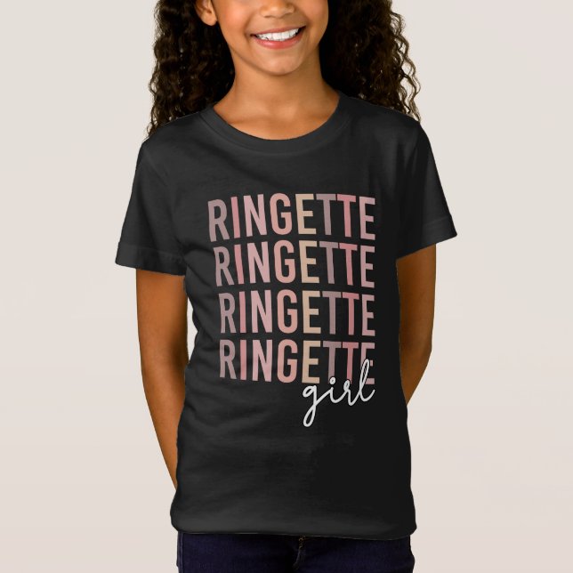 Ringette Girl | Gifts for Ringette Players T-Shirt (Front)