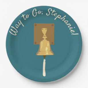 Ringing Cancer Bell, Finished Treatment Paper Plate