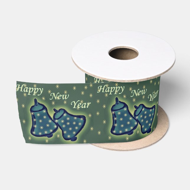 Ringing In The Year Satin Ribbon (Spool)