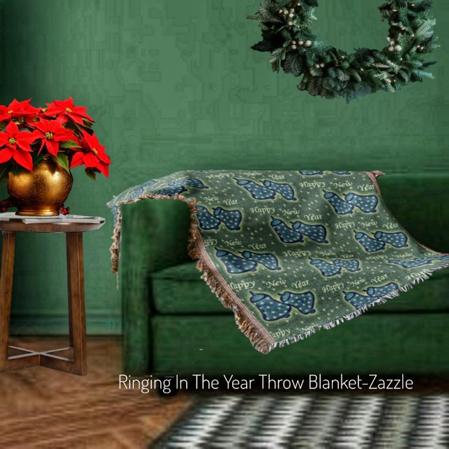 Ringing In The Year Throw Blanket (Creator Uploaded)