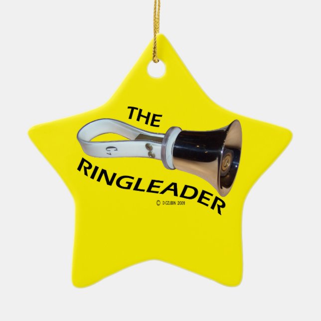 Ringleader Ceramic Tree Decoration (Front)