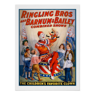 Ringling Bros and Barnum & Bailey Circus Poster