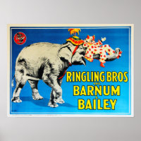 Ringling Bros Greatest Show On Earth Circus Advert