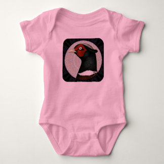 Ringneck Pheasant Circle Baby Bodysuit