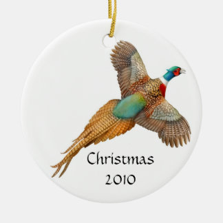 Ringneck Pheasant Customisable Ornament