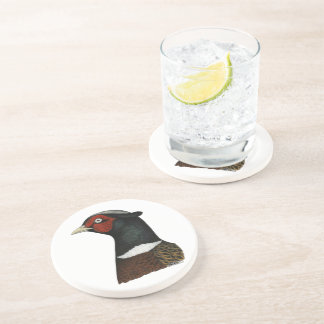 Ringneck Pheasant Head Coaster
