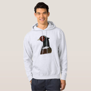 Ringneck Pheasant Head Hoodie