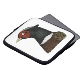 Ringneck Pheasant Head Laptop Sleeve