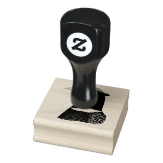 Ringneck Pheasant Head Rubber Stamp
