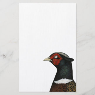 Ringneck Pheasant Head Stationery