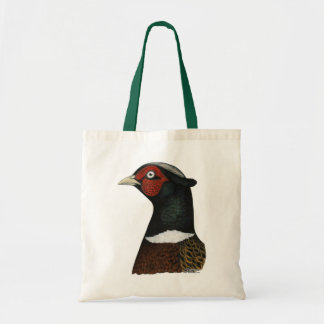 Ringneck Pheasant Head Tote Bag