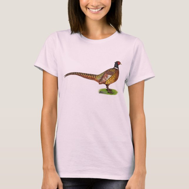 Ringneck Pheasant Rooster T-Shirt (Front)