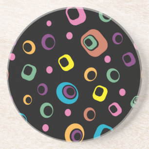Rings Abstract art Coaster