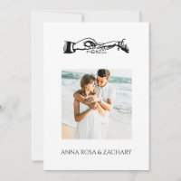 *~* RINGS AR6 Victorian QR PHOTO RSVP Wedding