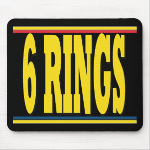 Rings Black Mousepad