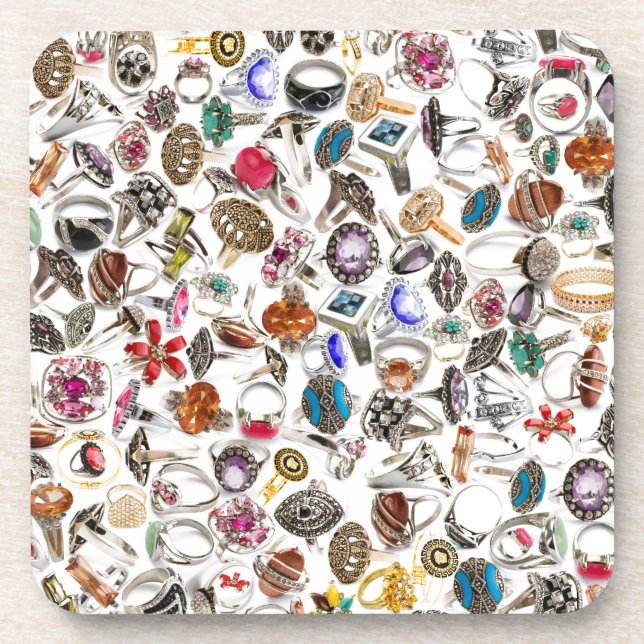 rings jewellery coaster (Front)