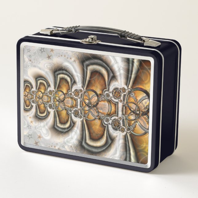 Rings Of Courage Metal Lunch Box (Front)