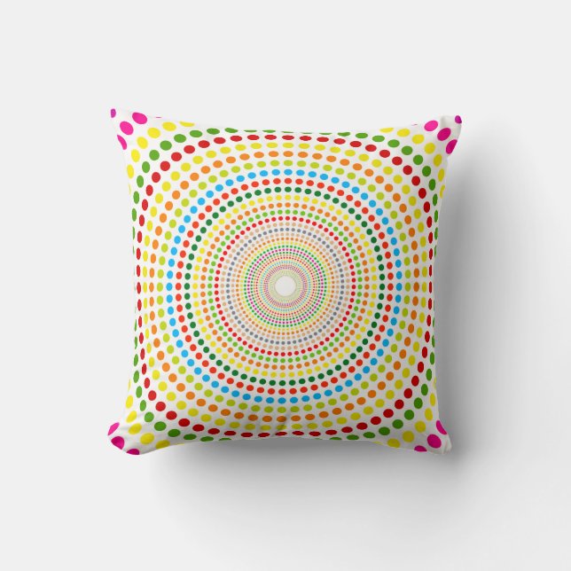 Rings of Dots Cushion (Front)
