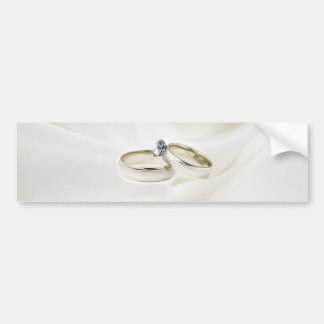 Rings on Satin Bumper Sticker