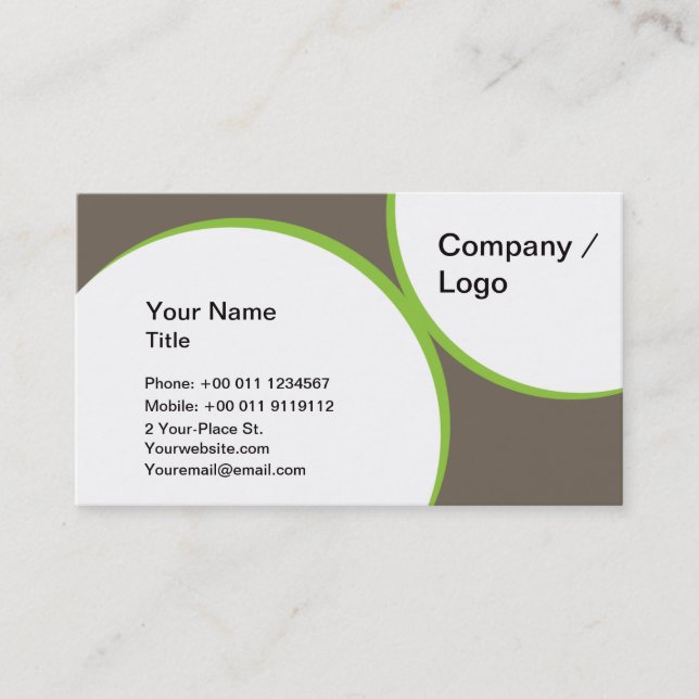Rings simple business card (Front)